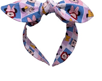 Minnie headband, women’s Minnie headband, Minnie knotted bow headband, Disney headband, knotted bow headband, knotted headband