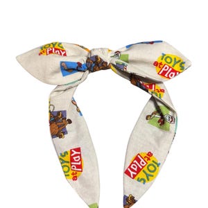 Toy Story headband, woody headband, sporky headband, knotted headband, mouse headband, parks headband