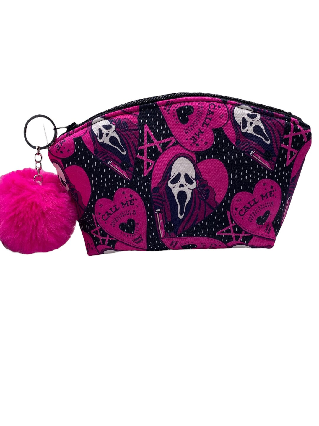 Ghost Face Ghost Face Pouch Ghost Face Makeup Bag Ghost Etsy