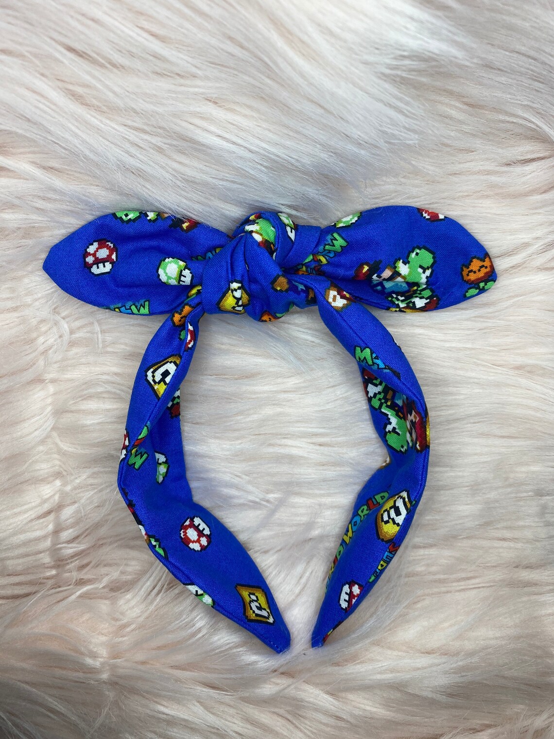 Mario Headband Super Mario Headband Yoshi Headband Video Etsy