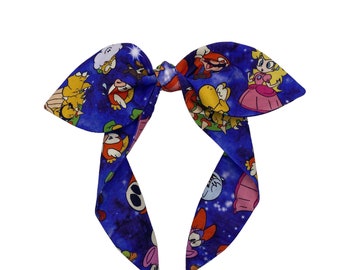 Mario headband, princess peach headband, princess headband, bowser headband, Luigi headband, Mario and luigi, yoshi headband, headband