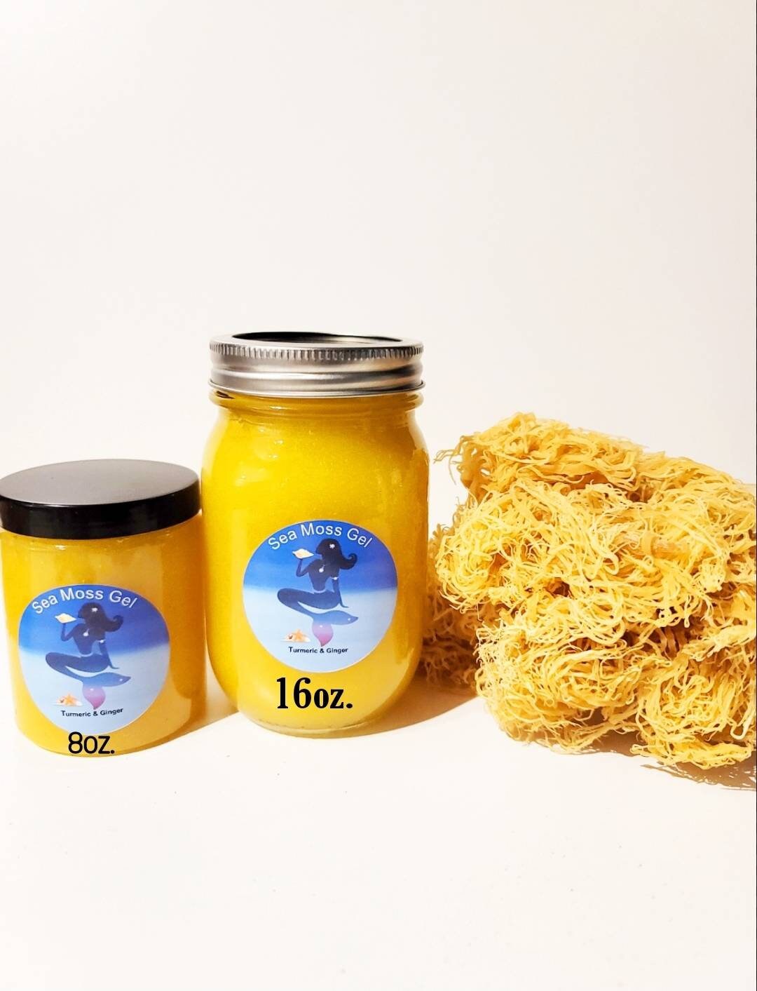 Turmeric & Ginger Sea Moss Gel Wildcrafted St Lucia Etsy