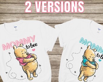 Mommy To Be Shirt,  Baby Shower Gift,  Maternity Shirt, Bear Baby Announcement Shirt, Pregnancy Reveal Announcement,  Plus Sizes 3X 4X 5X