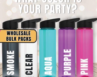 Wholesale Blank water bottle, Bulk DIY Party sports bottle, Name decal Option, 24 oz BPA free Water Bottle, FAST Shipping