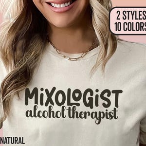 Mixologist T-Shirt: Bartender Gift, Cocktail Waitress Shirt