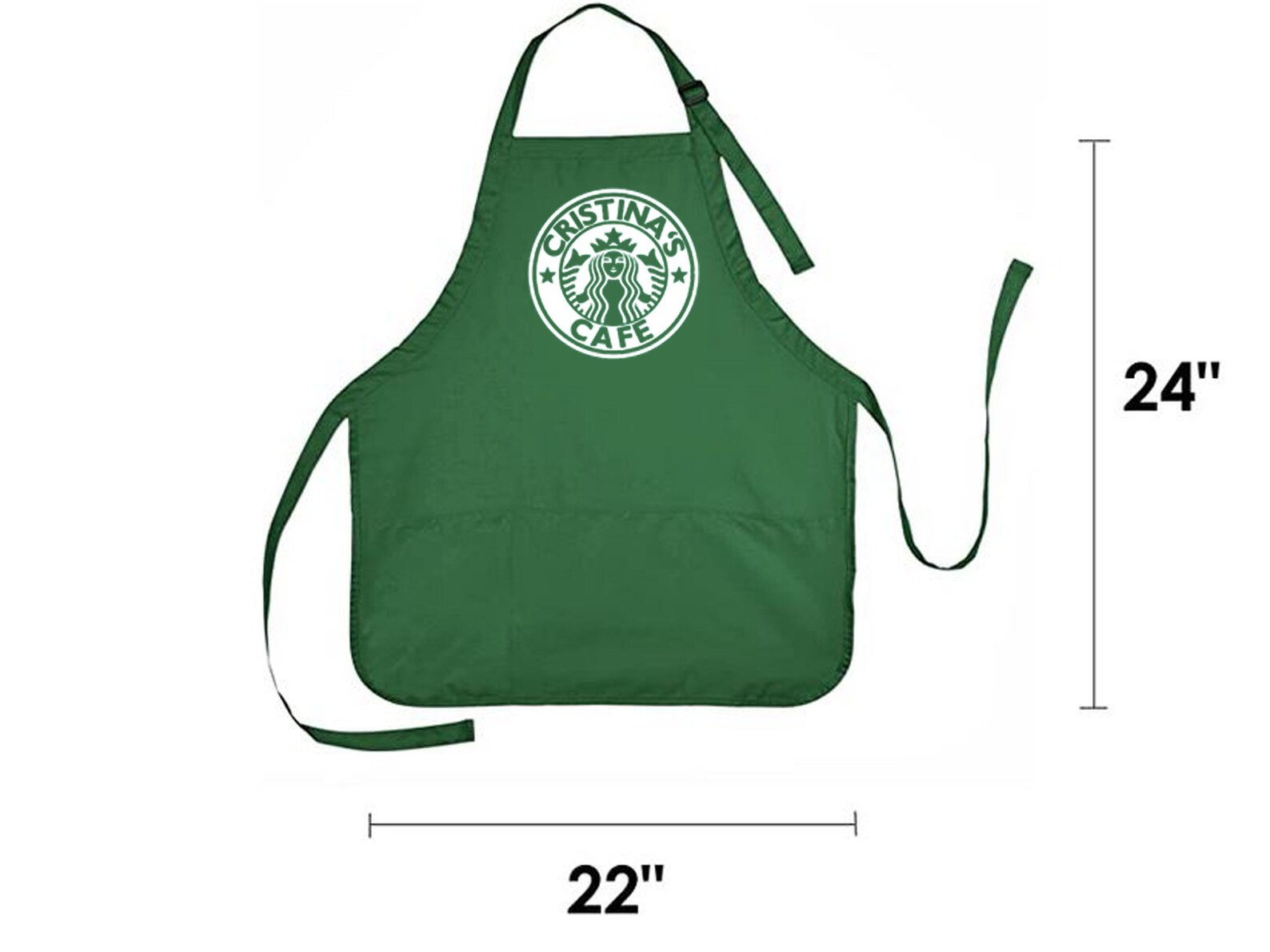 Personalized Starbucks apron / Barista apron Etsy