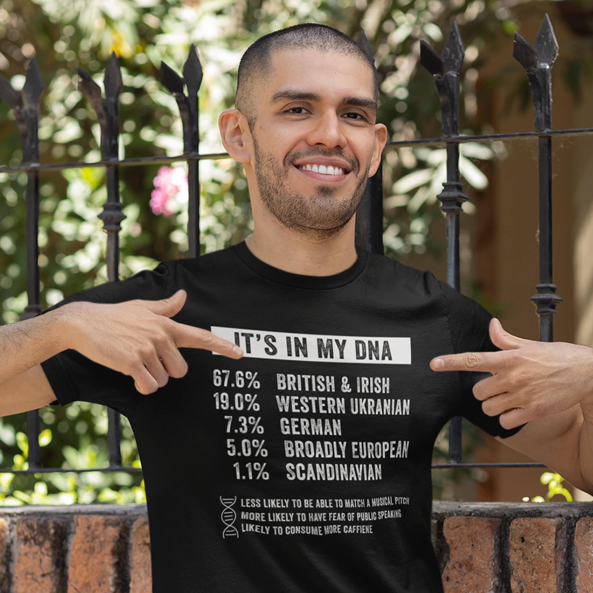 Custom Genealogy Shirt Personalized DNA Tshirt Nationality 