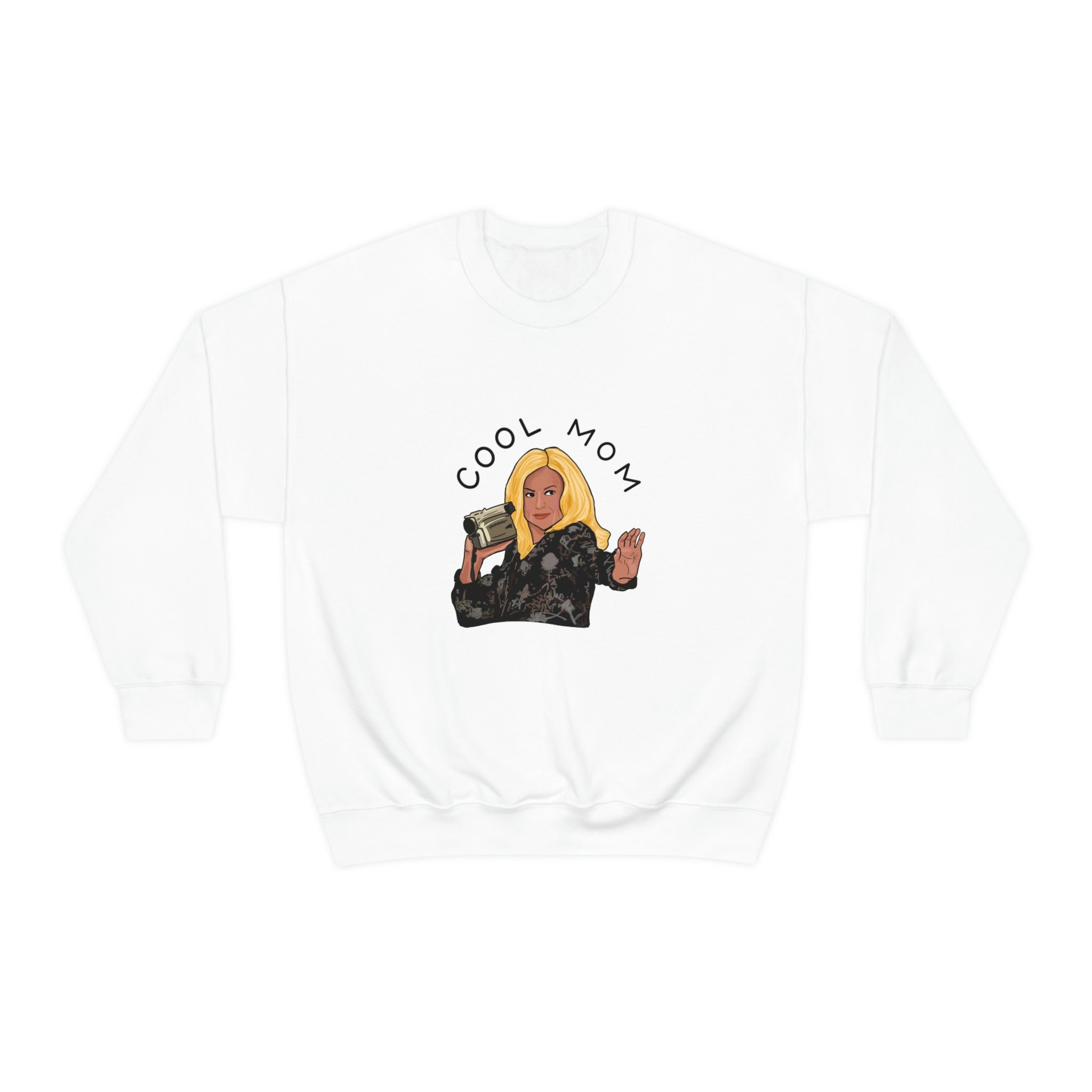 Mother Cool Mom Reversible Heather Grey Mock Neck Sweatshirt main image 1