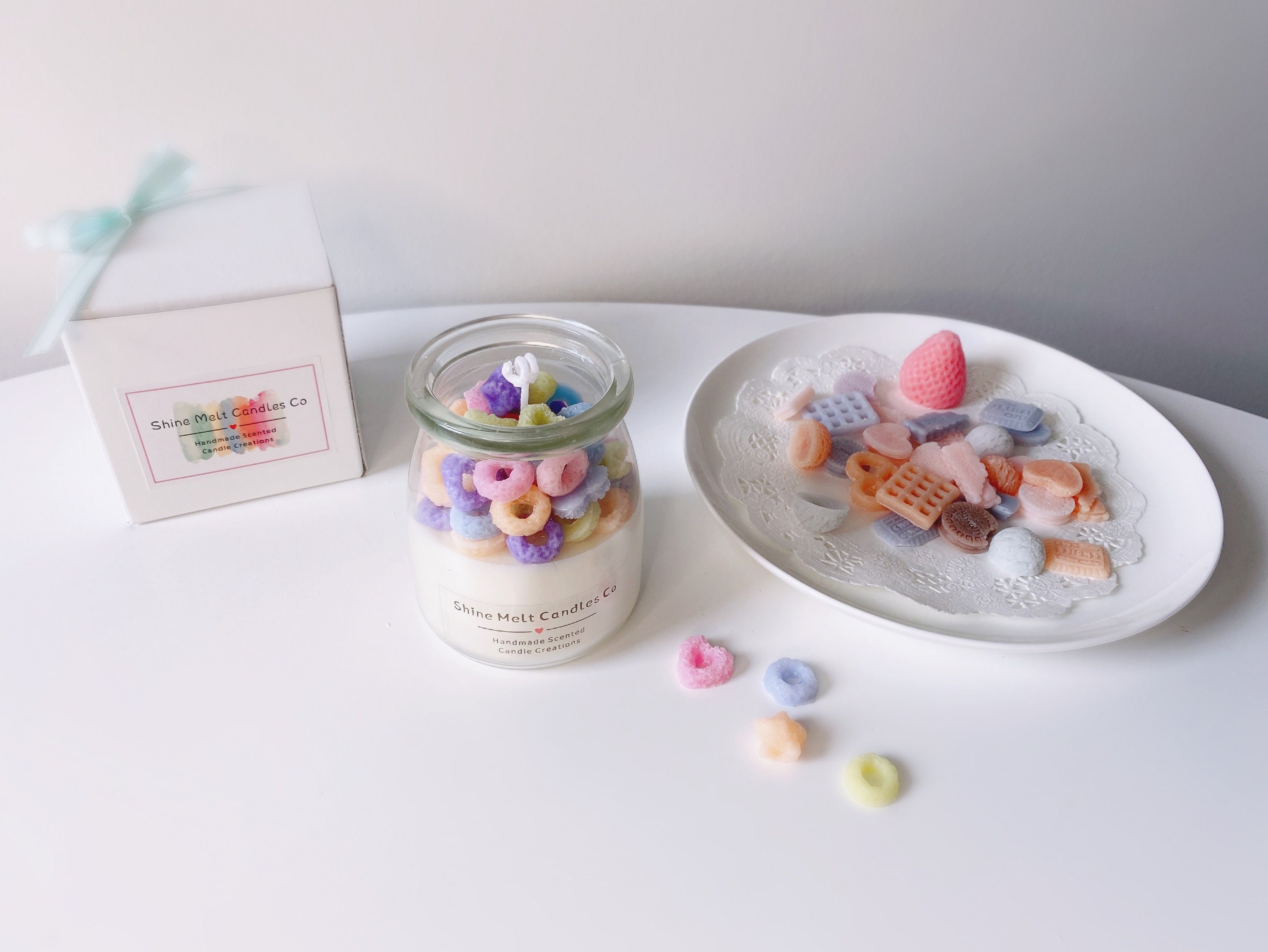 Cereal Candle in 4 Oz Milk Jar Candles Soy Candles Etsy