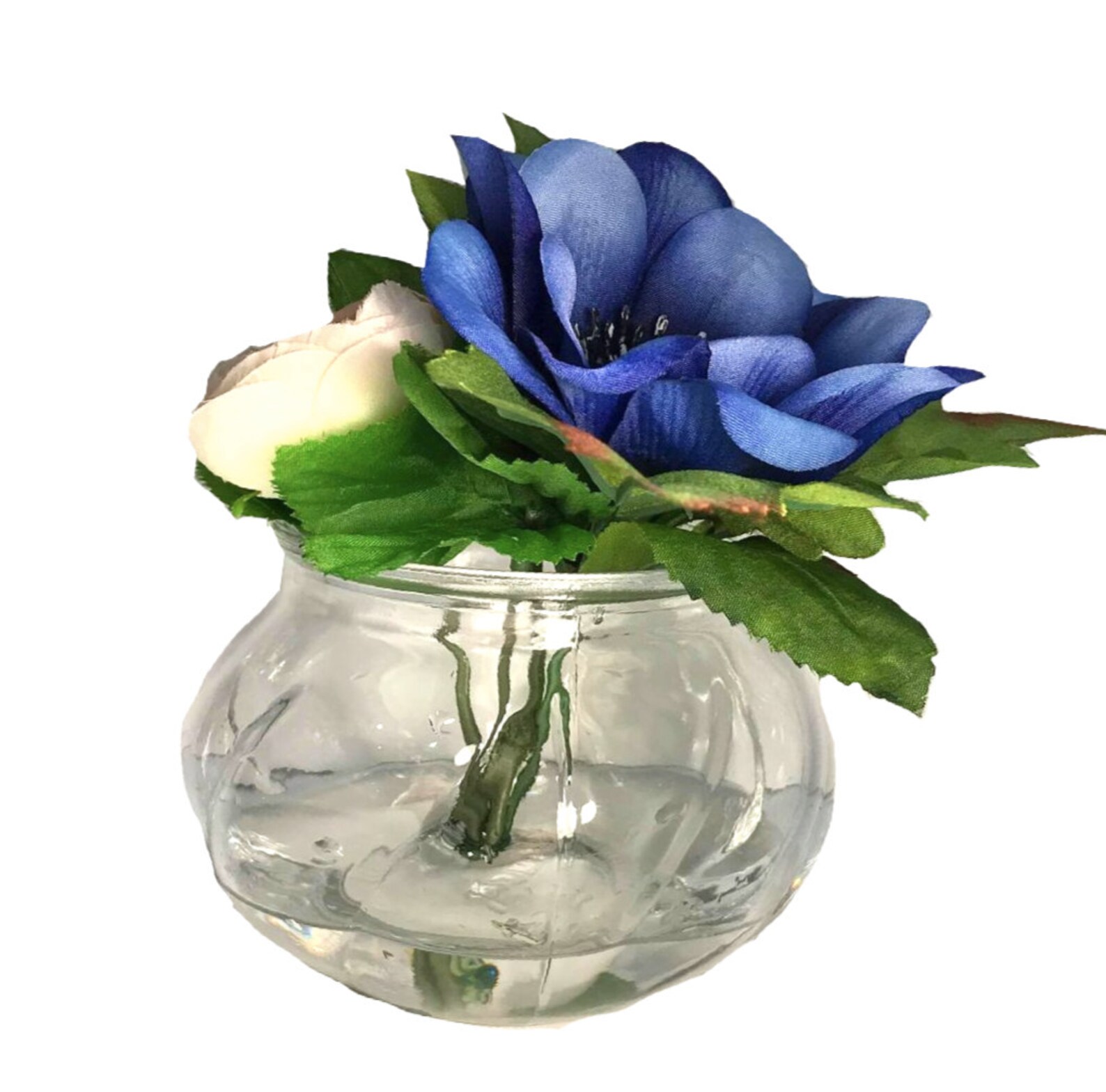 Flowers Table Centerpiece Arrangement in Faux Acrylic Water in Etsy