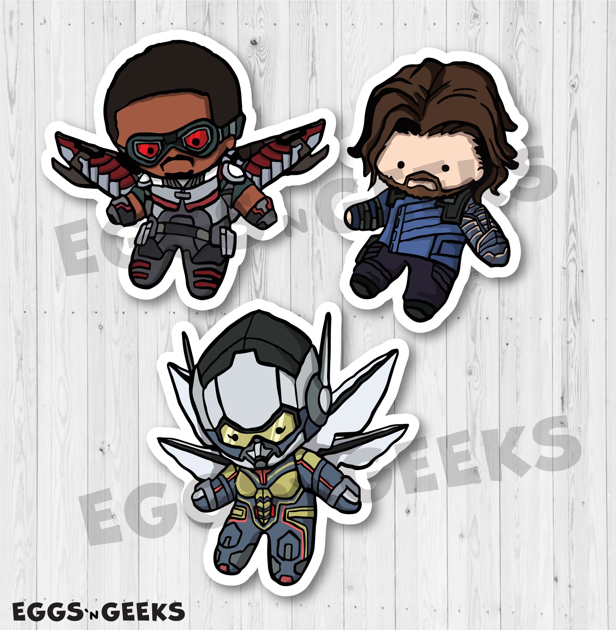 Marvel MCU Avengers Endgame Series Two Fanart Stickers Etsy