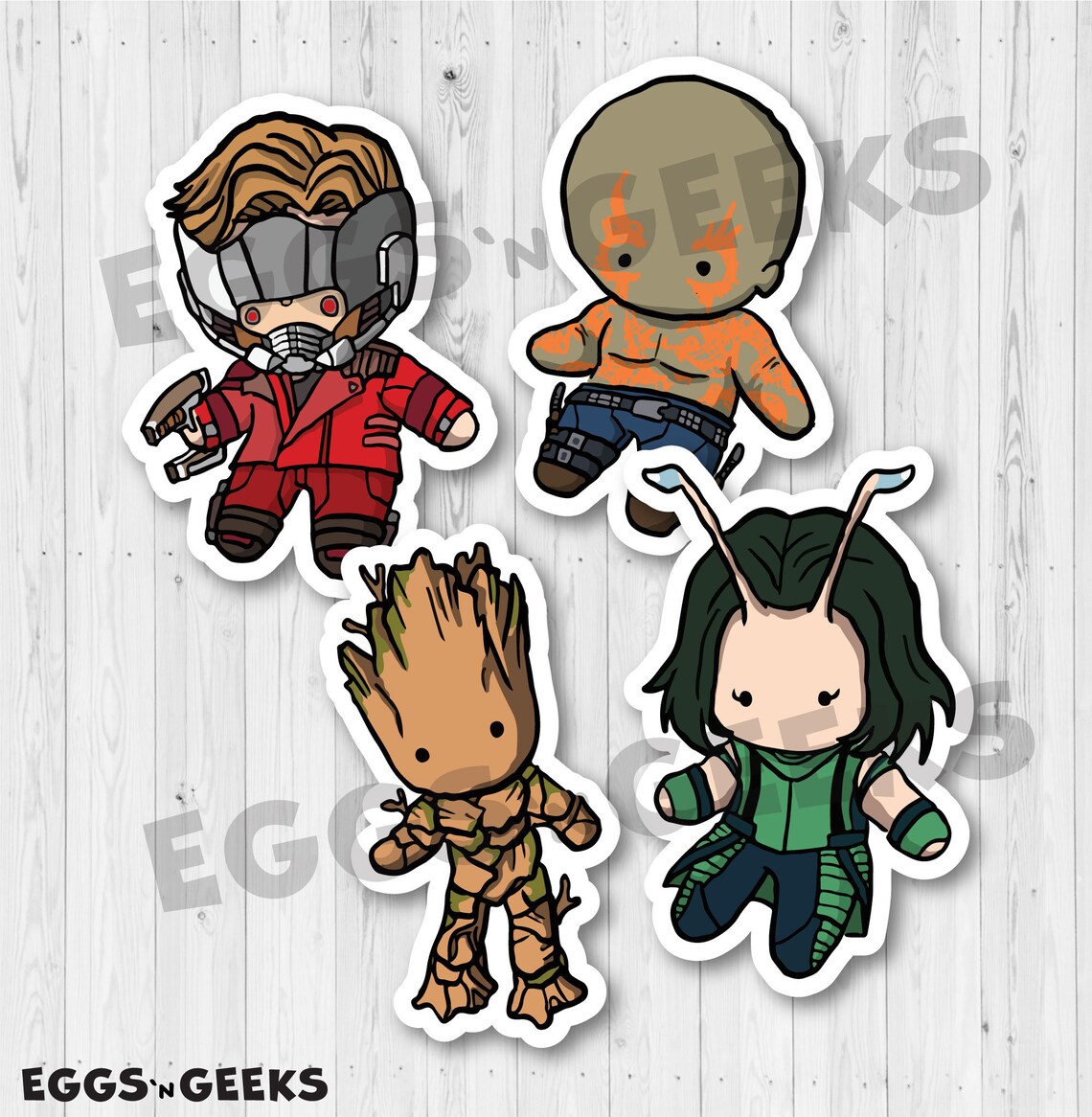 Marvel MCU Avengers Endgame Series Two Fanart Stickers Etsy