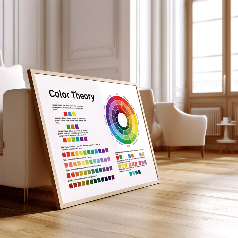 Color Theory Montessori Poster: Educational Classroom Decor (Digital Download) image 6