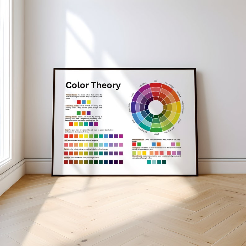 Color Theory Montessori Poster: Educational Classroom Decor (Digital Download) image 8
