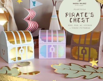 Modèle de coffre de pirate de Neverland