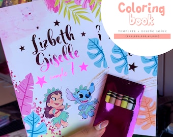 Coloring book template