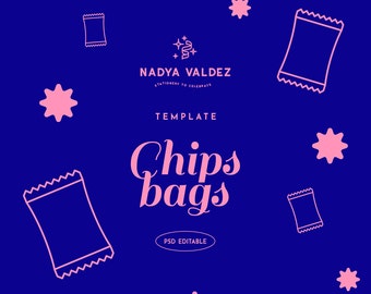 Template Chipbags editable Photoshop