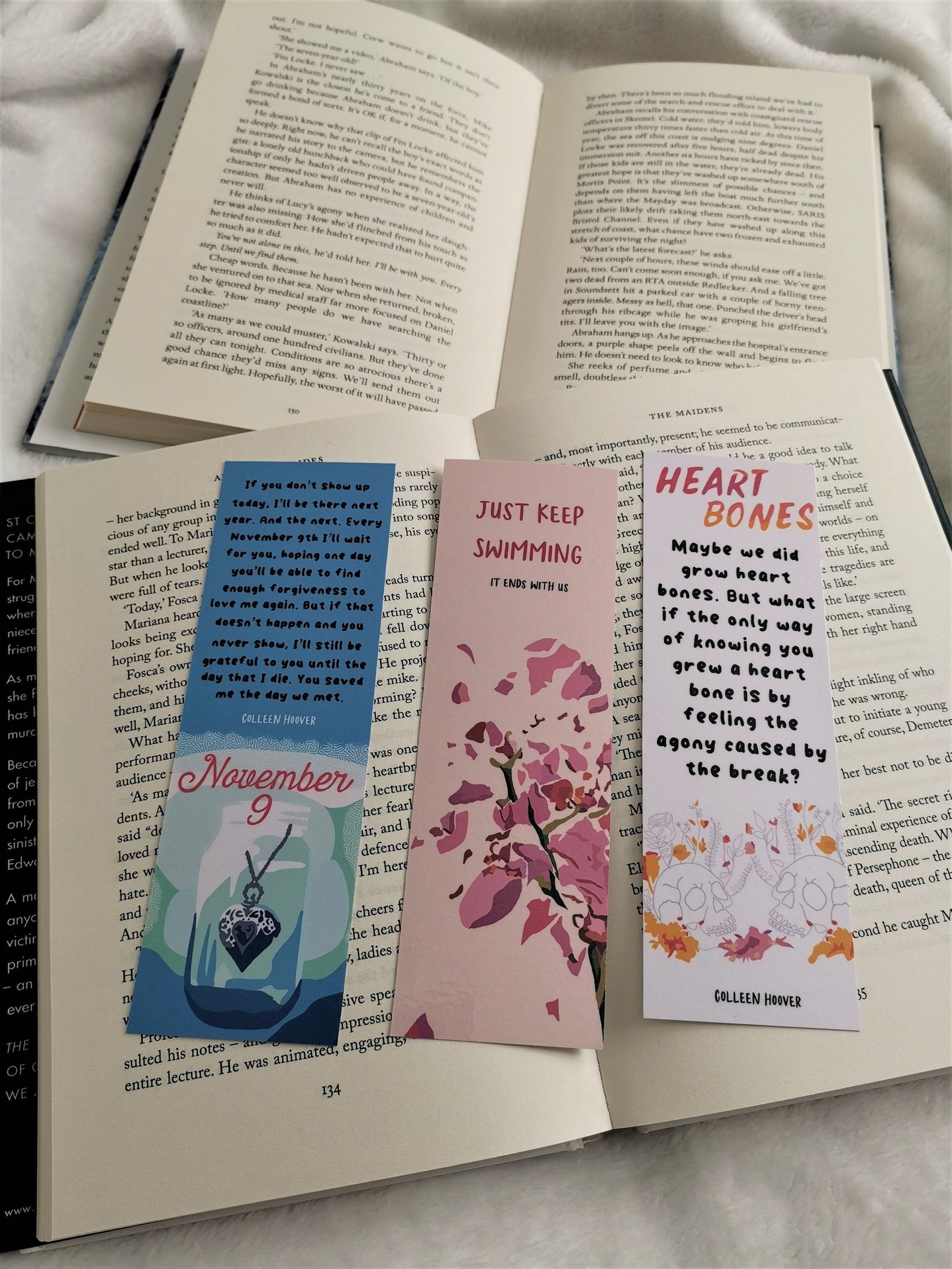 Colleen Hoover Bookmarks Handmade Bookmarks Etsy