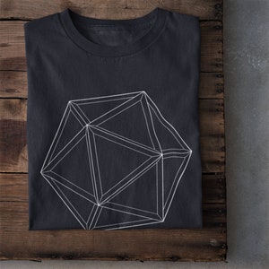 Blank D20 Dice DnD Shirt, Unofficial Dungeons and Dragons, DnD Dice, Dungeon Master, Colors