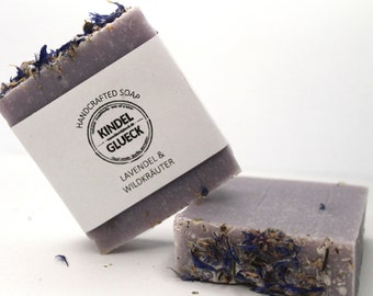 Lavender soap with wild herbs