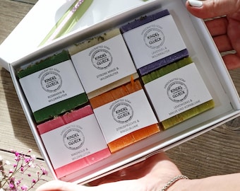 Handgemachte Seifen-Set 5 plus 1 Geschenkset