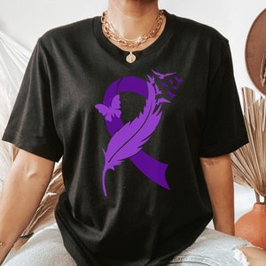 Lupus Krieger Shirt für Frauen, lila Band Shirt, Lupus Kämpfer Shirt, Lupus Unterstützung, Lupus Bewusstsein Shirt, Lupus Unterstützung Geschenk für sie