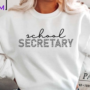 School Secretary Shirt, Secretary Gift for Women, School Staff Shirt, Secretaries Day Shirt Gift, Secretary Appreciation Gift, Office Squad
