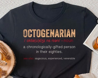 Camiseta de octogenario para 80 cumpleaños: regalo divertido