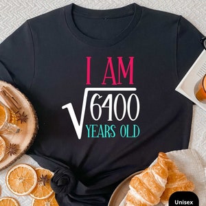 80th Birthday Shirt, 80th Birthday Gift for Dad 80th Birthday Gift for Women, Funny bday Tee, Grandpa 80th birthday Gift for Men, Turning 80