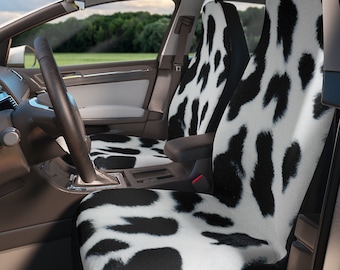 Cow Car Seat Covers for Cars Seats Cow Print Seat Cover Automobile Seat Cover for Women, Hippie Car Decor, Universal Vehicle Seat Cover Boho