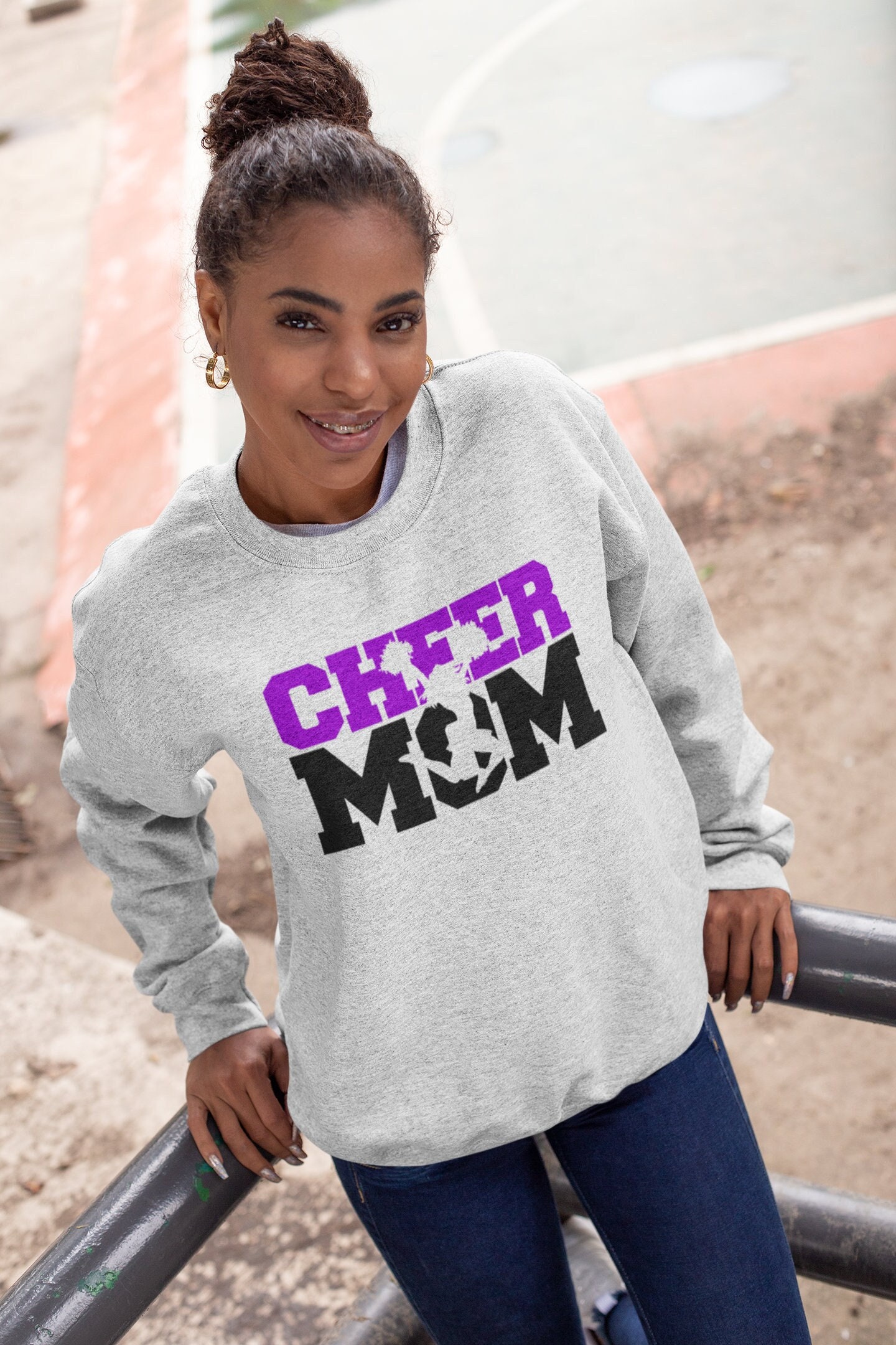 Cheer Mom Shirts Ladies Cheer Cheerleader Shirt Cheerleading Hoodie Cheerleading Mom Dance Team Gift Etsy