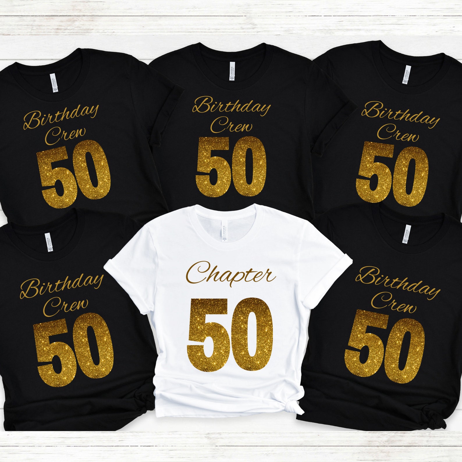 50th Birthday Group Shirts Birthday Crew Birthday Squad - Etsy