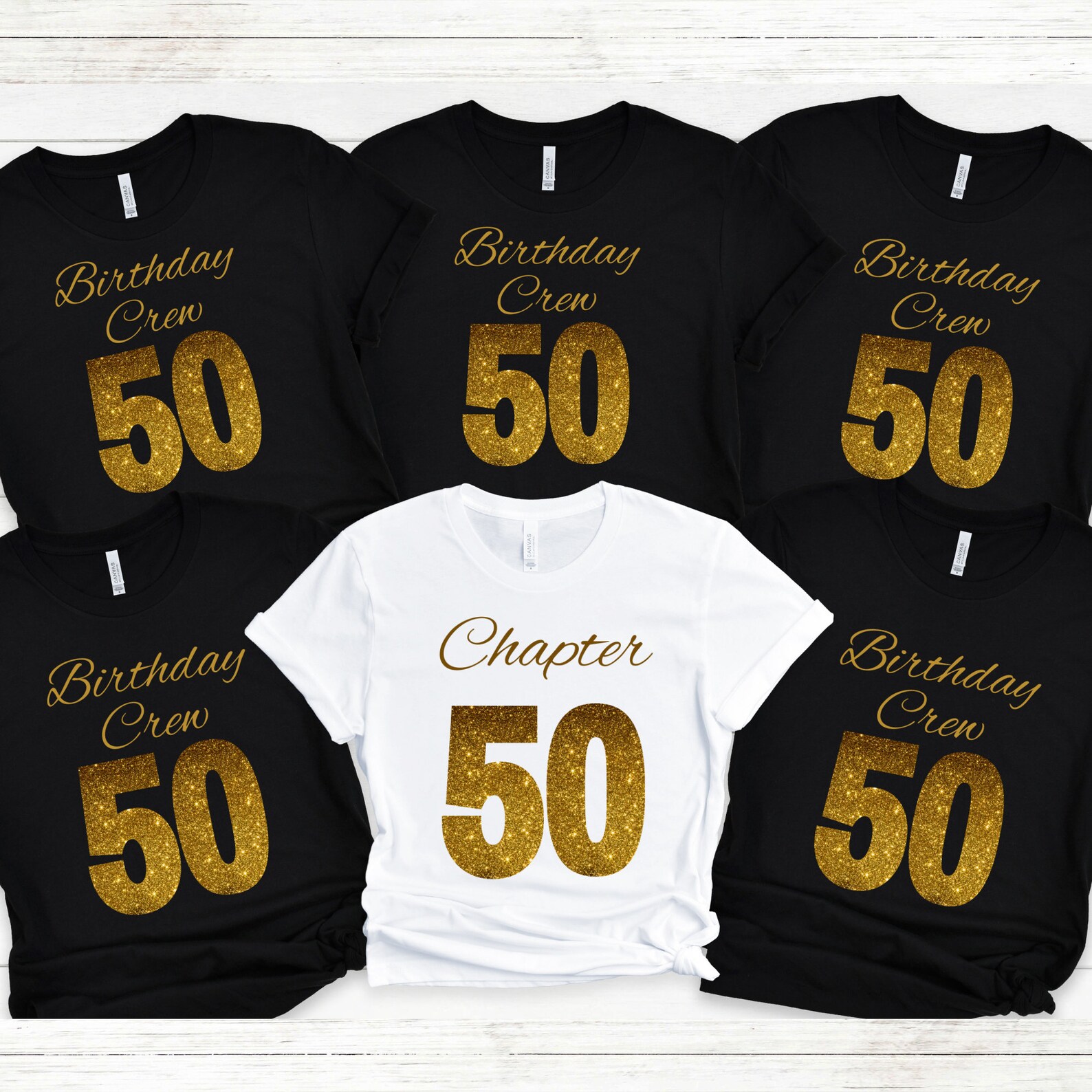 50th Birthday Group Shirts Birthday Crew Birthday Squad - Etsy