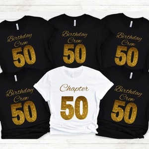 50. Geburtstag Gruppe Shirts, 50. Geburtstag Crew Shirt, 50. Geburtstag Squad T-Shirts, 50. Geburtstag Party-T-Shirts, 50. Geburtstag Gruppe T-Shirts