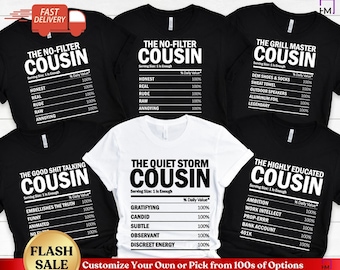 Cousin Shirts Family Reunion TShirts Cousin Crew Shirts Cousins Vacation Shirts Funny Adult Cousin Tee Family Vacation Shirts Cousin Tshirts