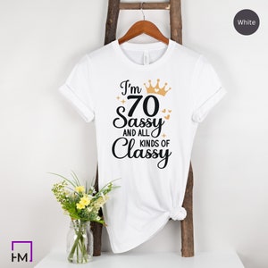 70th Birthday Shirt Women 70th Birthday Gift Women 70th Birthday Party Tshirt Mom 70th Birthday T-Shirt Grandma Woman 70th Birthday Party Te