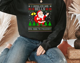 Ugly pregnant christmas sweater top