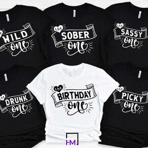 Funny Birthday Group Shirts – Custom Birthday Crew & Party Tees | Bachelorette Party Shirts, Matching Squad T-Shirts, Personalized Gift