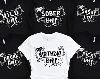 Funny Birthday Group Shirts – Custom Birthday Crew & Party Tees | Bachelorette Party Shirts, Matching Squad T-Shirts, Personalized Gift