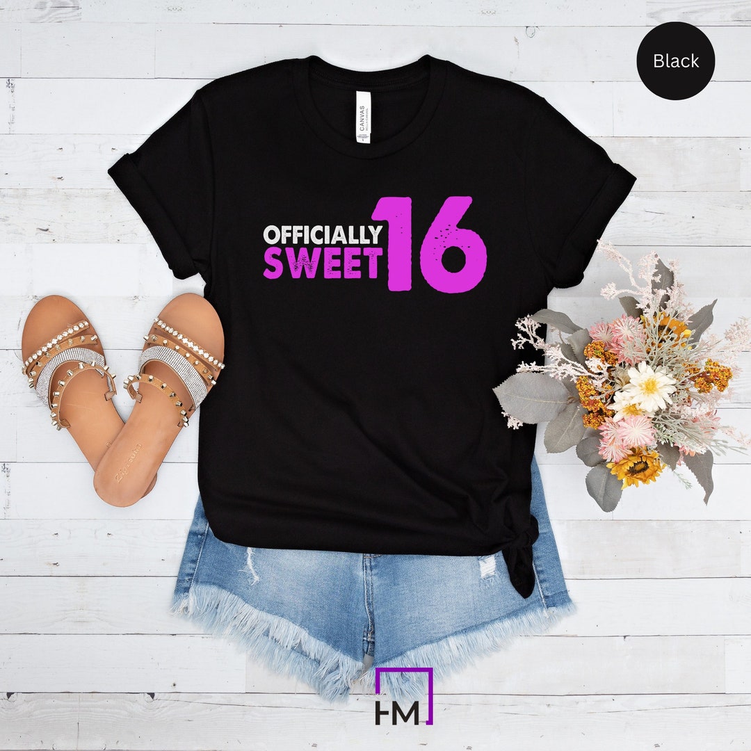 Sweet 16th Birthday Shirt Girl Shirt 16th Birthday Gift Daughter Sweet