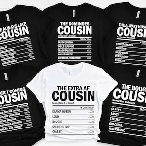 Funny Cousin Crew Shirts: Matching Family Vacation Tees - Etsy