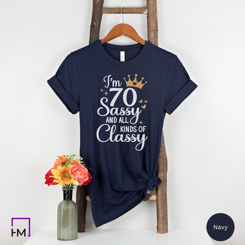 70th Birthday Shirt Women 70th Birthday Gift Women 70th Birthday Party Tshirt Mom 70th Birthday T-Shirt Grandma Woman 70th Birthday Party Te