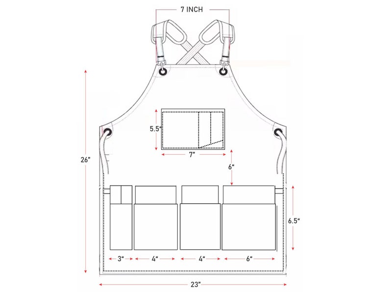 BEETO Welding Apon With Gloves, Leathe Shop Apon With 6