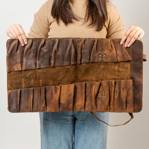 Leather Tool Roll, Leather Tool Bag, Tool Roll Bag, Tool Storage Bag, Leather Tool Storage, Leather Tool Organizer, Leather Tool Wrap