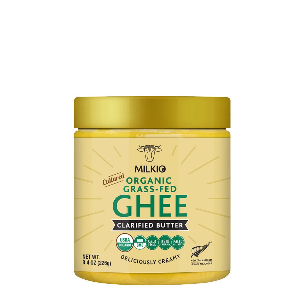 Milkio New Zealand Made Cultured Organic GrassFed Ghee USDA Etsy