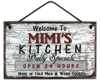 Mimi S Kitchen Sign Etsy