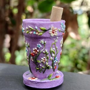 Miniature Fairy Wish Pot with stand