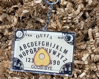 Ouija board shaker keychain