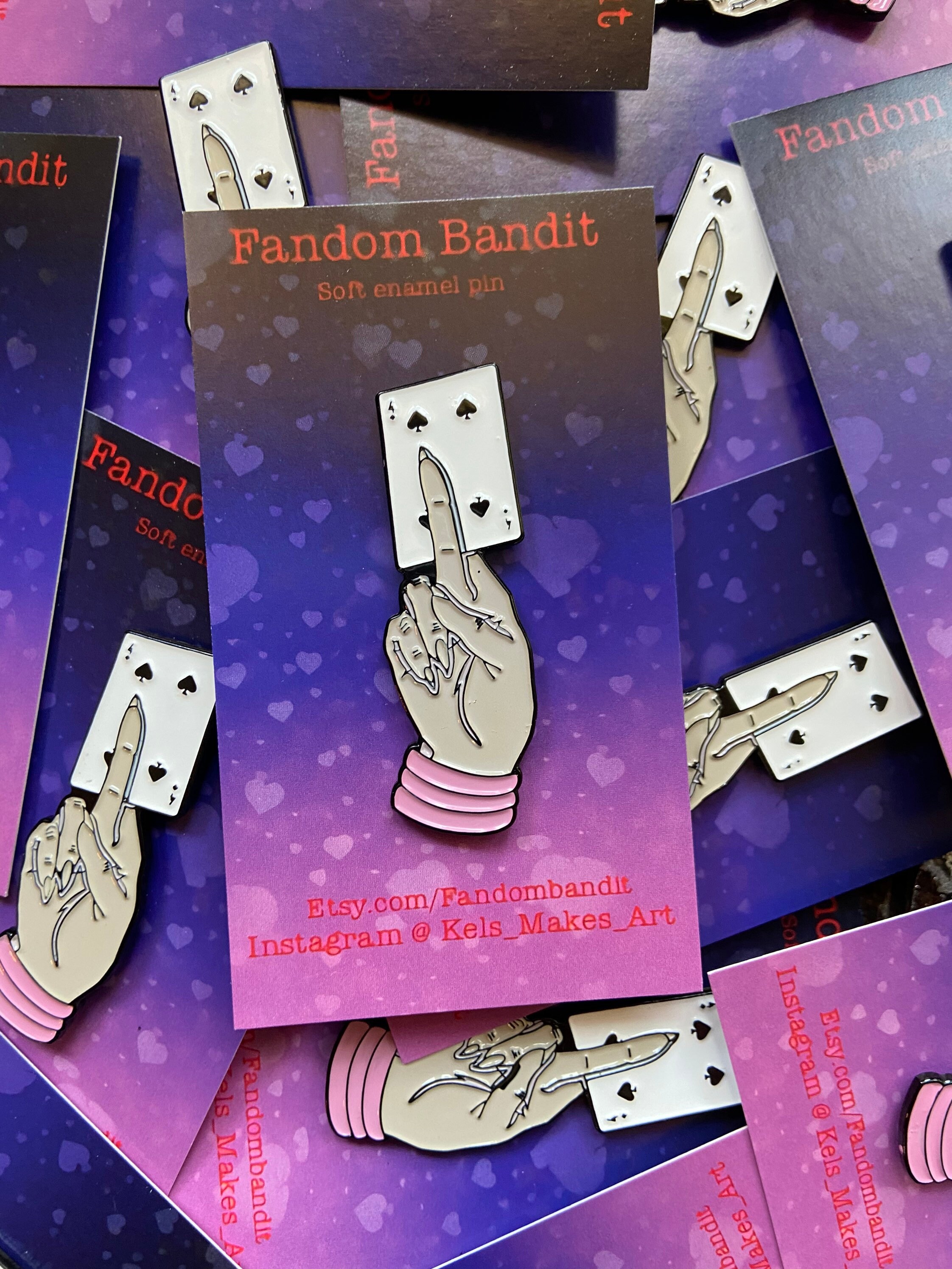 Hunter Hunter Card Enamel Pin - Etsy
