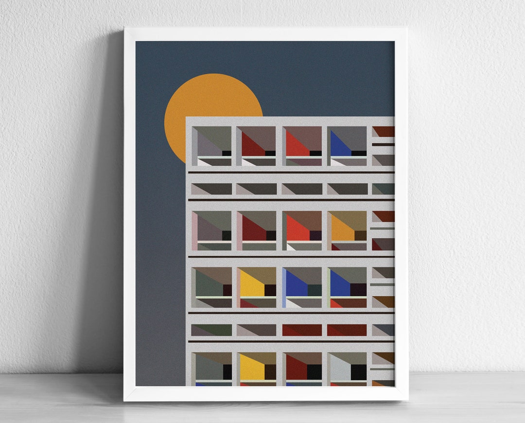 Le Corbusier Unité D'habitation France Modern Architecture Art